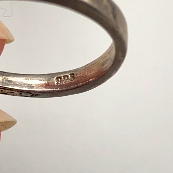 Beautiful sterling silver vintage Art Deco style ring in size 8.5 💕 - Picture 5 of 8